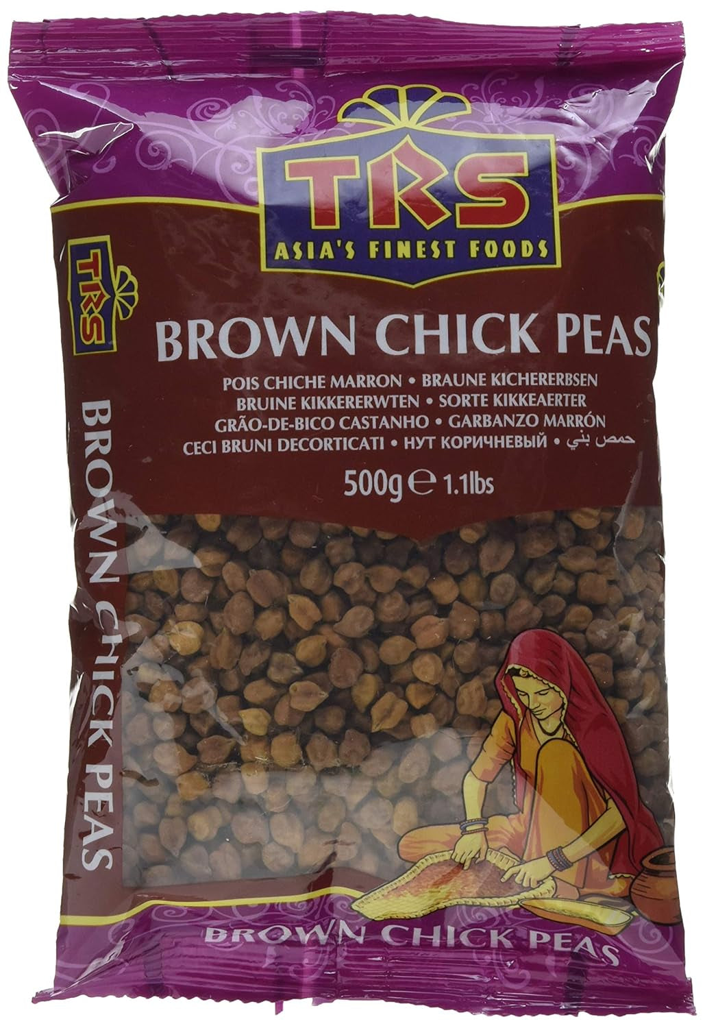 TRS - Brune kikærter - (1 x 500 g)