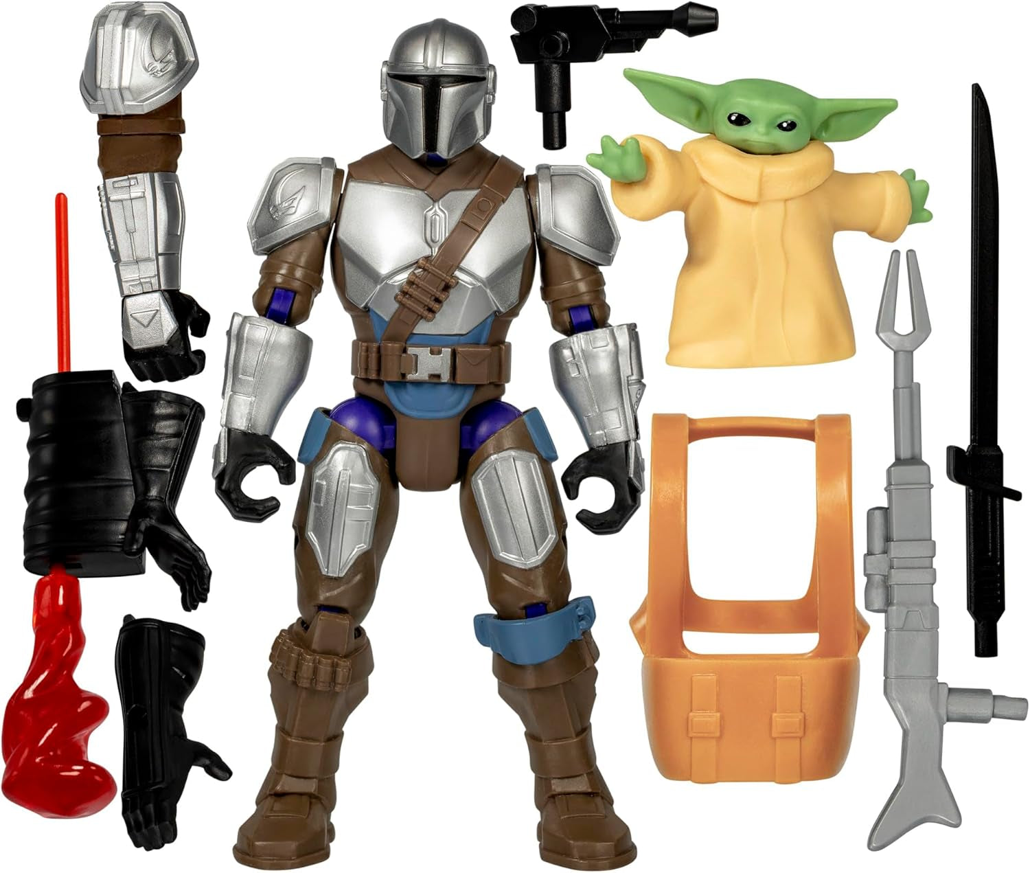 Star Wars Mixmashers Stormtrooper, der kan tilpasses Mix-and-Match Actionfigur og tilbehør Actionfigurer Naty Shop Mandalorian