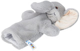 394070 Hånddukke elefant, grå Legetøj Bebe Naty Shop