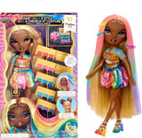 Rainbow High Hair Chalk & Styling Doll - Meline - 28 cm regnbue- og guldvaskbar hårkridtdukke, farvning, styling, leg, skyl og gentag, til børn i alderen 4-12 år
