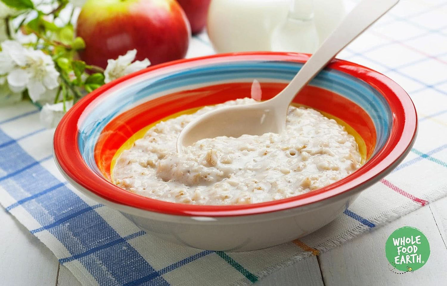 Havregryn Fin - Ingen GMO - Vegansk - Ingen mælk - Ingen tilsat sukker 1 kg Naty Shop Cereals