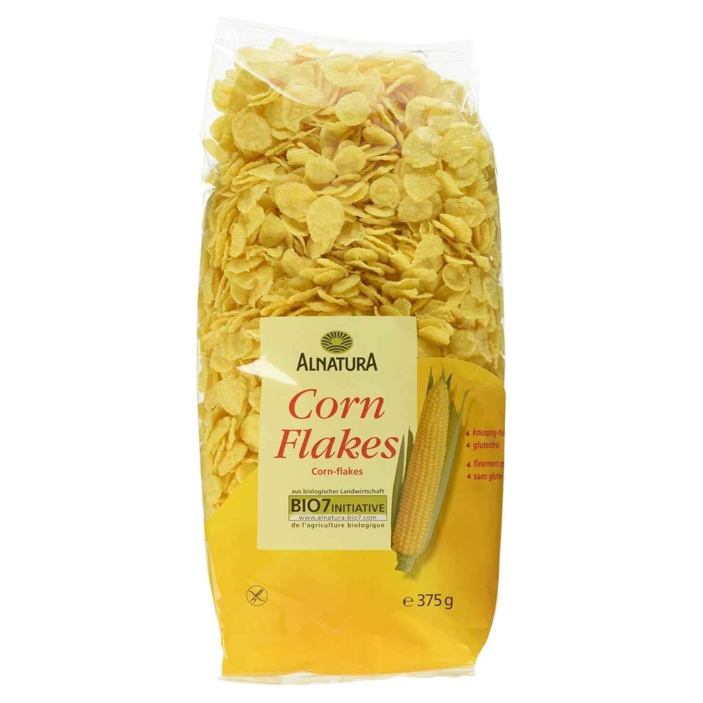 Økologiske cornflakes, glutenfri, 375 g