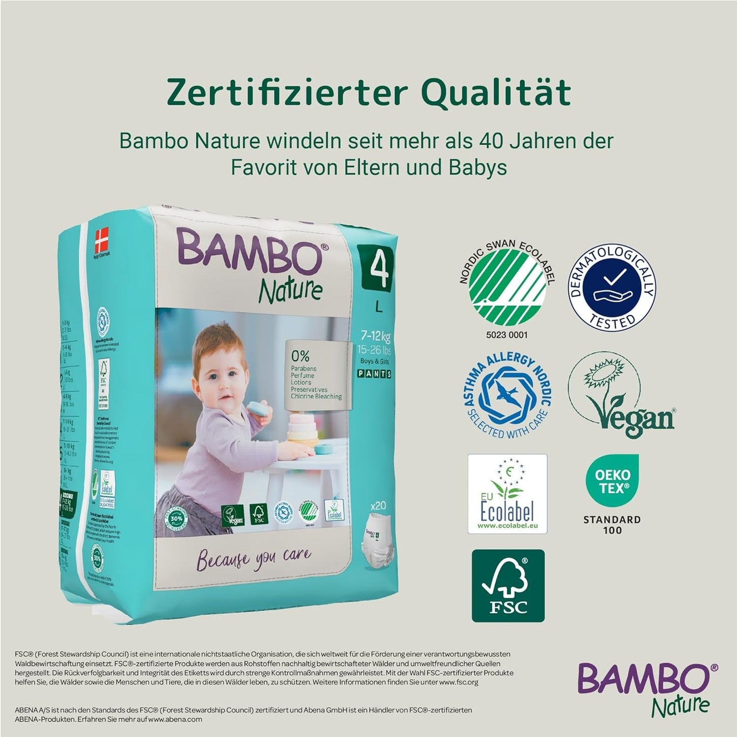 Bambo Nature Premium joggingbukser