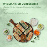 BAMBUTRÆ - Rispapir 31 cm. (Sommerruller) - 44 x 340 g - Multipak