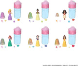 Mattel Disney Princess Royal Color Reveal Lille dukke med 6 overraskelser, inklusive duftring og 4 tilbehør (dukker kan variere), Garden Party Series HRN63