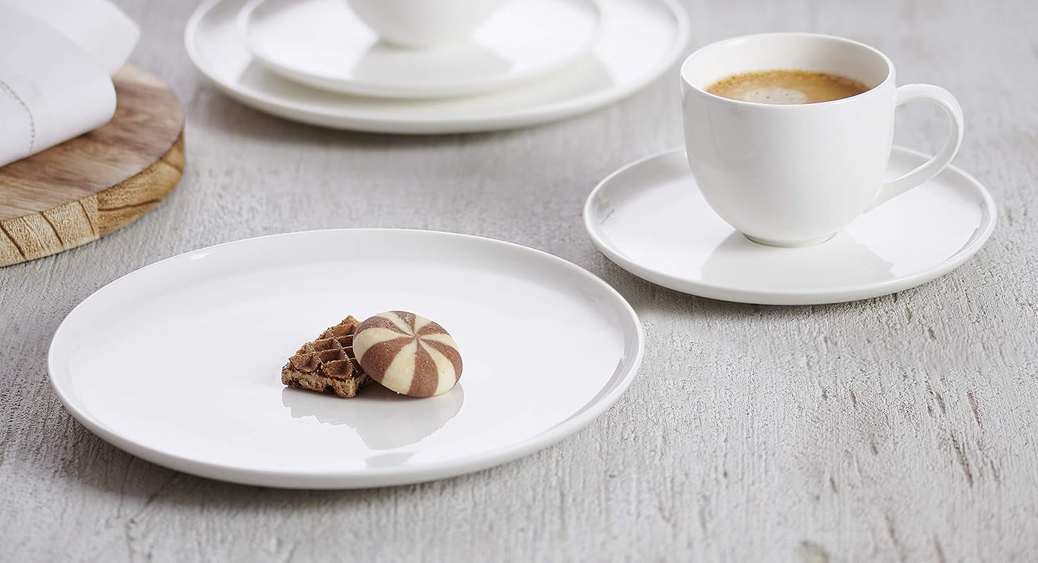 Ritzenhoff & Breker Skagen kaffestel, 18 stk., hvid