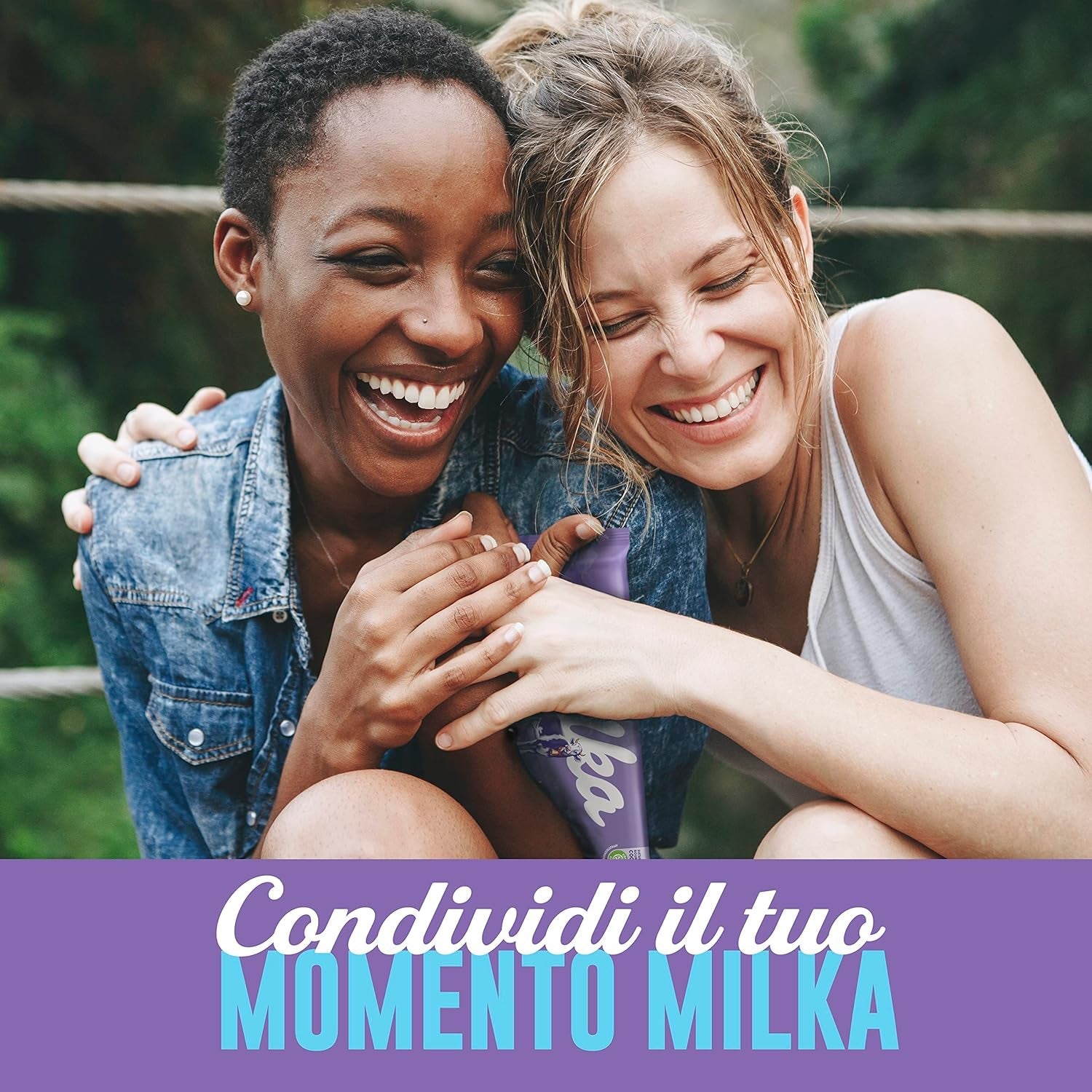 Chokolade Milka | Chokoladebarsandwich | Milka chokoladebarer | 90 ml i alt