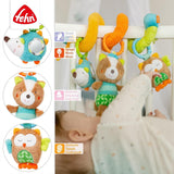 Fehn Activity Spiral Sleeping Forest - rør og hold klapvognslegetøj - babylegetøj til seng, kravlegård, barnevogn og autostol - motorisk aktivitetslegetøj til babyer og småbørn fra 0+ måneder Babylegetøj Naty Shop