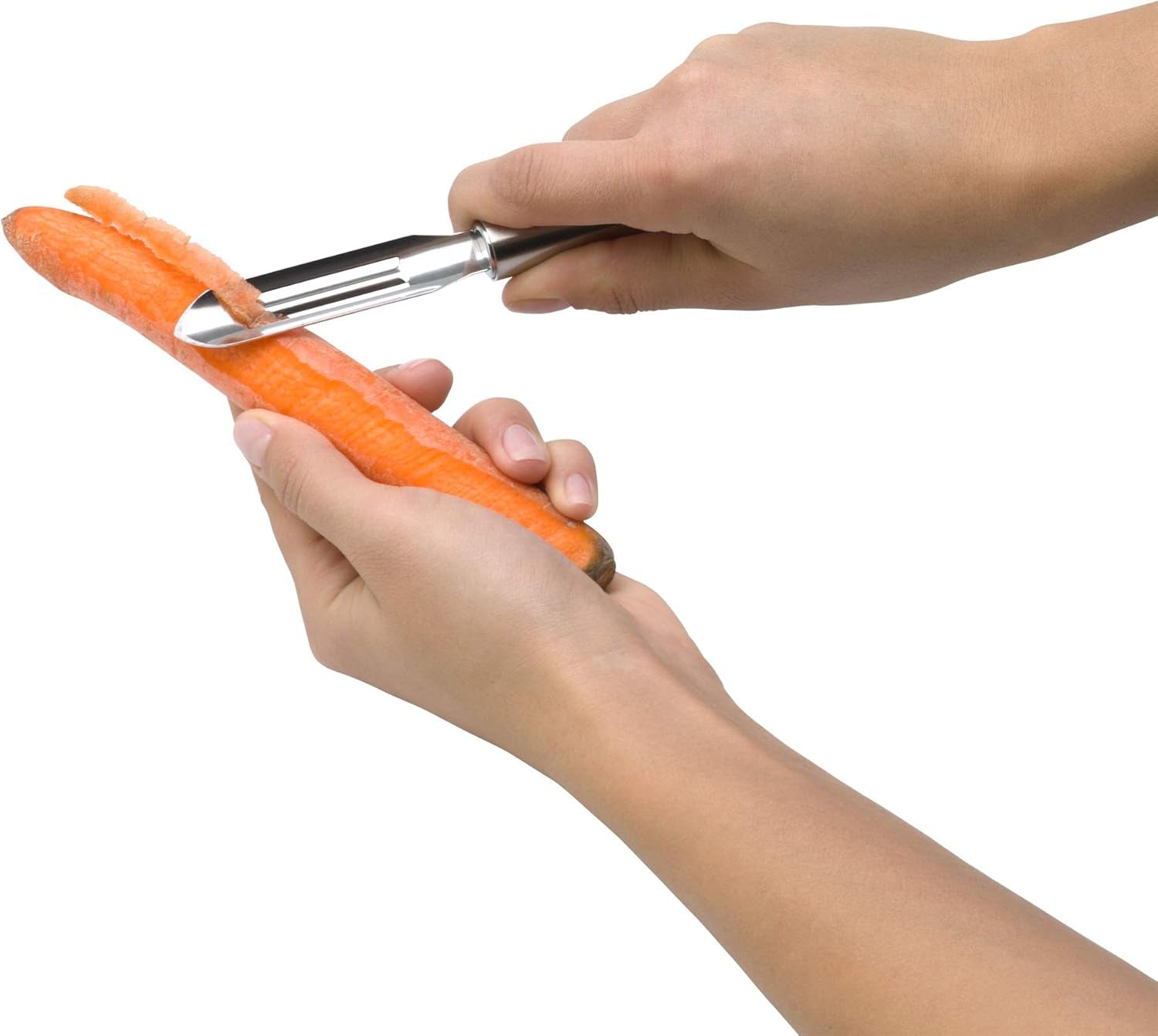 WMF Profi plus skræller 19 cm, grøntsagsskræller, rustfrit stål Cromargan Peeler Naty Shop