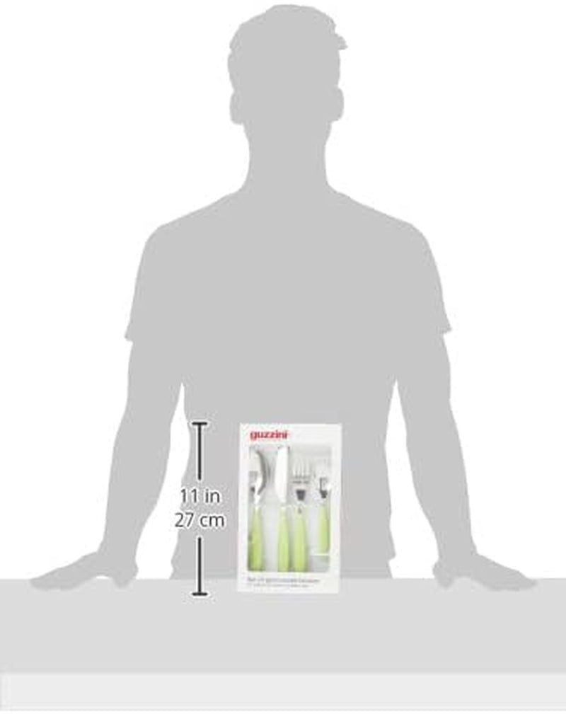Guzzini - Feeling, bestiksæt 24 dele - Æblegrøn Kitchen Naty Shop