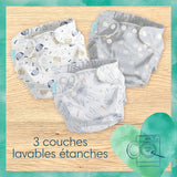 Pampers - Harmony Hybrid startpakke, 3 vaskbare bleer + 25 engangs øverste lag - 1 pakke