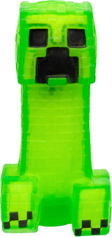 Heroes of Goo Jit Zu - Minecraft-figur, der kan udvides - Steve med diamantrustning og sværd, superstrækbart Goo-fyldstof med skjult diamantelement indeni, udvides til 3x størrelse actionfigurer Naty Shop Creeper