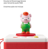 De tre små grise lydfigur - historier med lyd - legetøj, pædagogisk indhold, fransk version, børn i alderen 4 til 6 år Bebe Toys Naty Shop