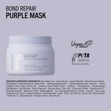 Schwarzkopf Professional BLONDME Bond Repair Purple Mask Mask til køligt hår Neutraliserer gule toner til farvet, bleget og lyst hår Dybt plejende og styrkende 200 ml Hårmaske Naty Shop