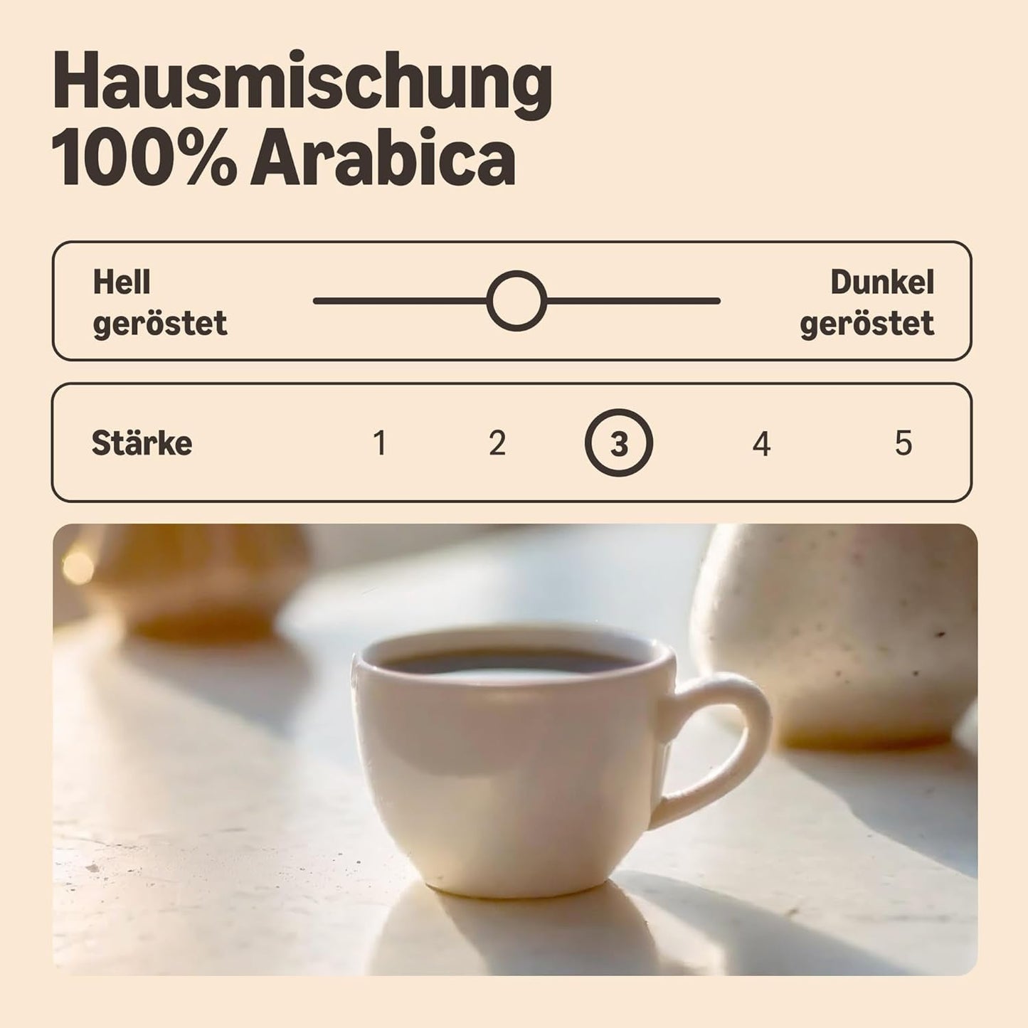 af Amazon Kaffeebohnen, Mittlere Röstung, 100% Arabica, Amaretto, 2 kg (2 pakker med 1 kg)