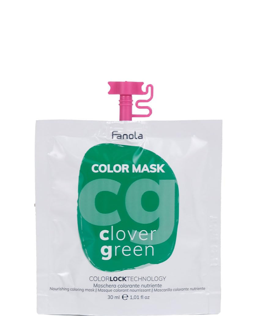 Fanola Clover Green Color Mask 30ml Naty Shop Hair Mask Standard titel