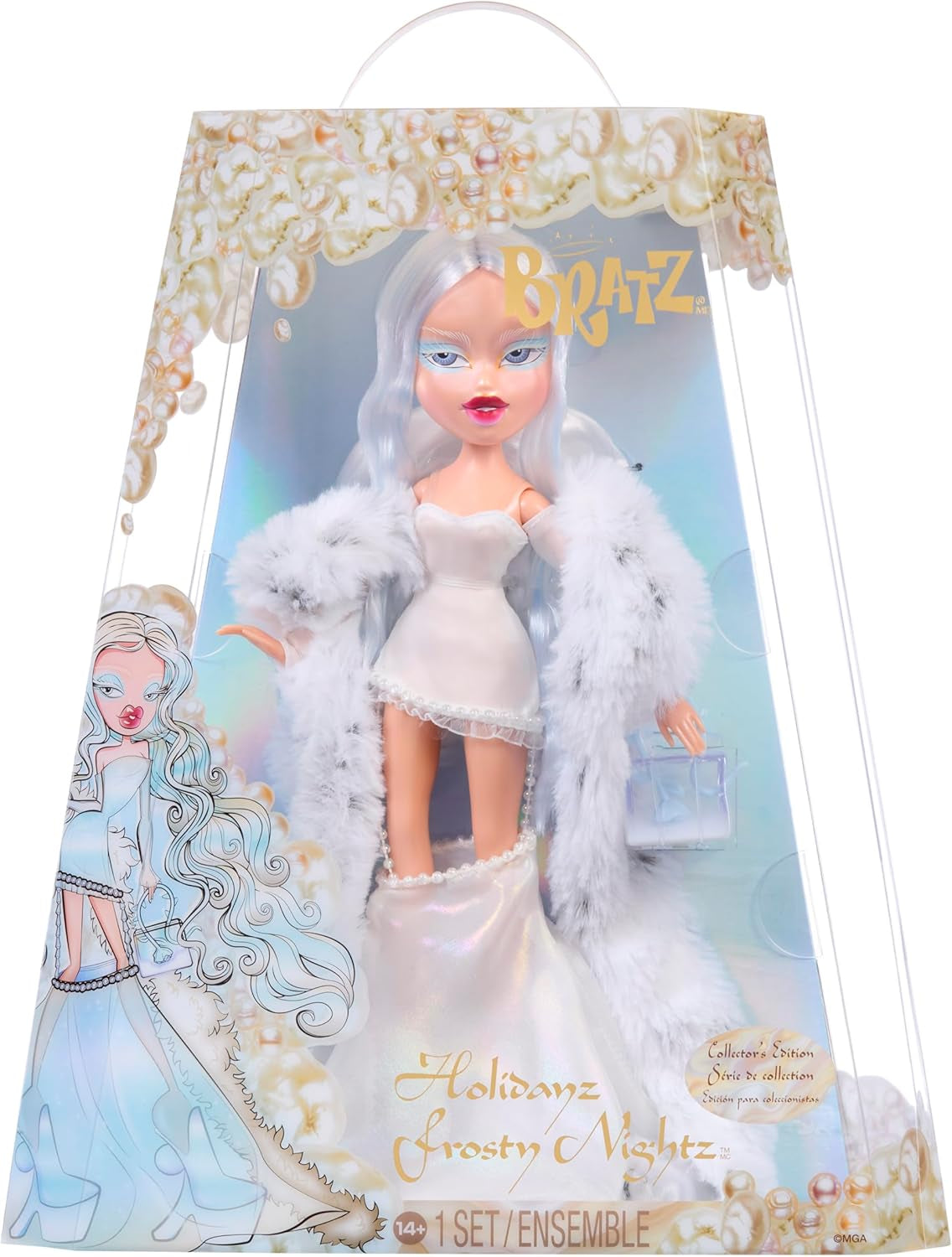 Bratz Holidayz Frosty Nightz - Chloe Doll (Collector's Edition) med ægte outfits og tilbehør