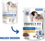 PERFECT FIT™ poser til katte, indendørs, med kylling, 12 x 85 g