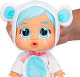 Cry Babies Loving Care Kristal Doll, Kristal Loving Care Baby Doll med 3 tilbehør til lægeleg, sygepleje, Crying with Real Tears, Legetøj i 18 måneder baby