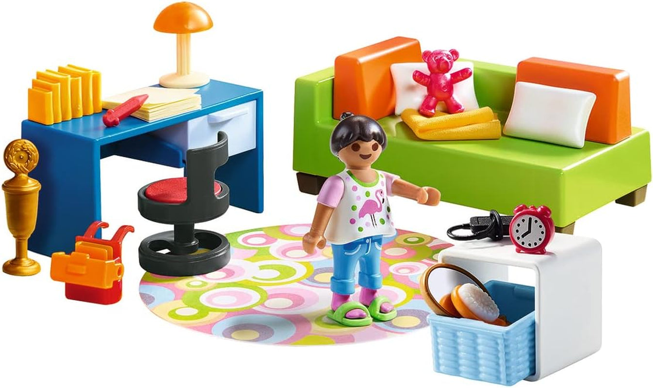 PLAYMOBIL dukkehus 70209 Ungdomsværelse med pigefigur og tilbehør, fra 4 år Dukkehuse Naty Shop