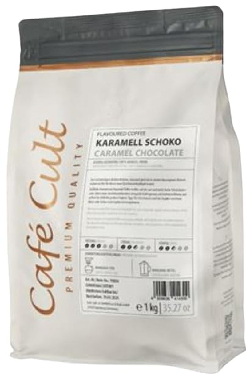 ® Kaffekaramelchokolade i 1 kg pose, med smag af hele bønner