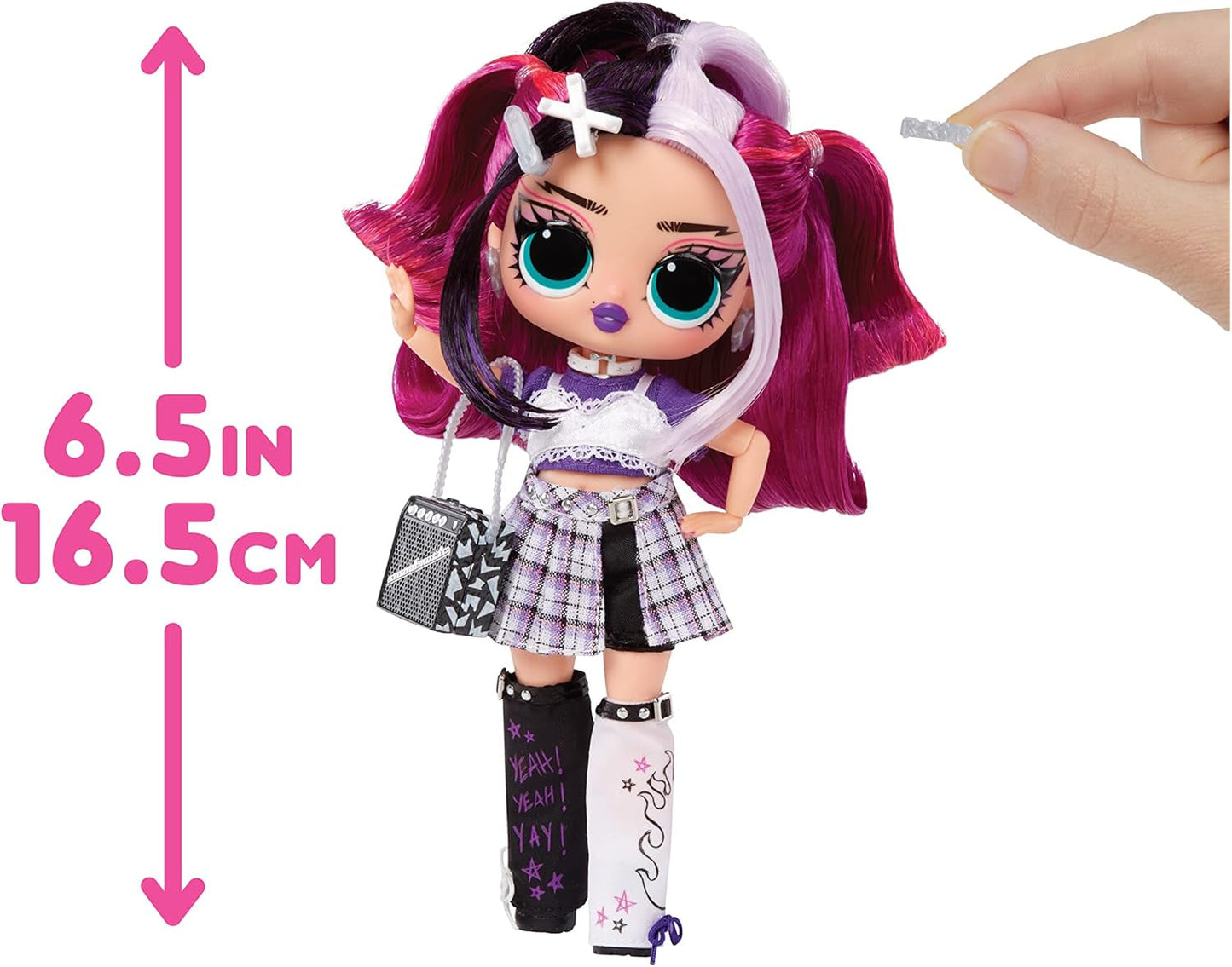 LOL overraskelse! Pre-teen Fashion Doll Series 4 - Jenny Rox - Udpakker 15 fantastiske overraskelser og tilbehør - Fantastisk gave til alderen 4 og opefter