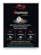 Caffè TROMBETTA L 'Espresso, Italien Kaffee Nespresso-kompatibel Kapseln. Aus 100% Arabica mit einem vollmundigen und körperreichen - 50 Kapseln, 50 Stück (1er Pack)