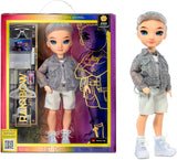 Rainbow High Fashion Doll - Aidan Russell - Lilla drengedukke - Moderigtigt outfit og 10+ farverige legetilbehør - Til samlere og børn i alderen 4-12