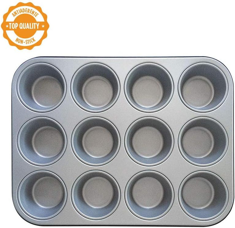 0062750 bradepande til 12 muffins Forme og plader til bagning Naty Shop