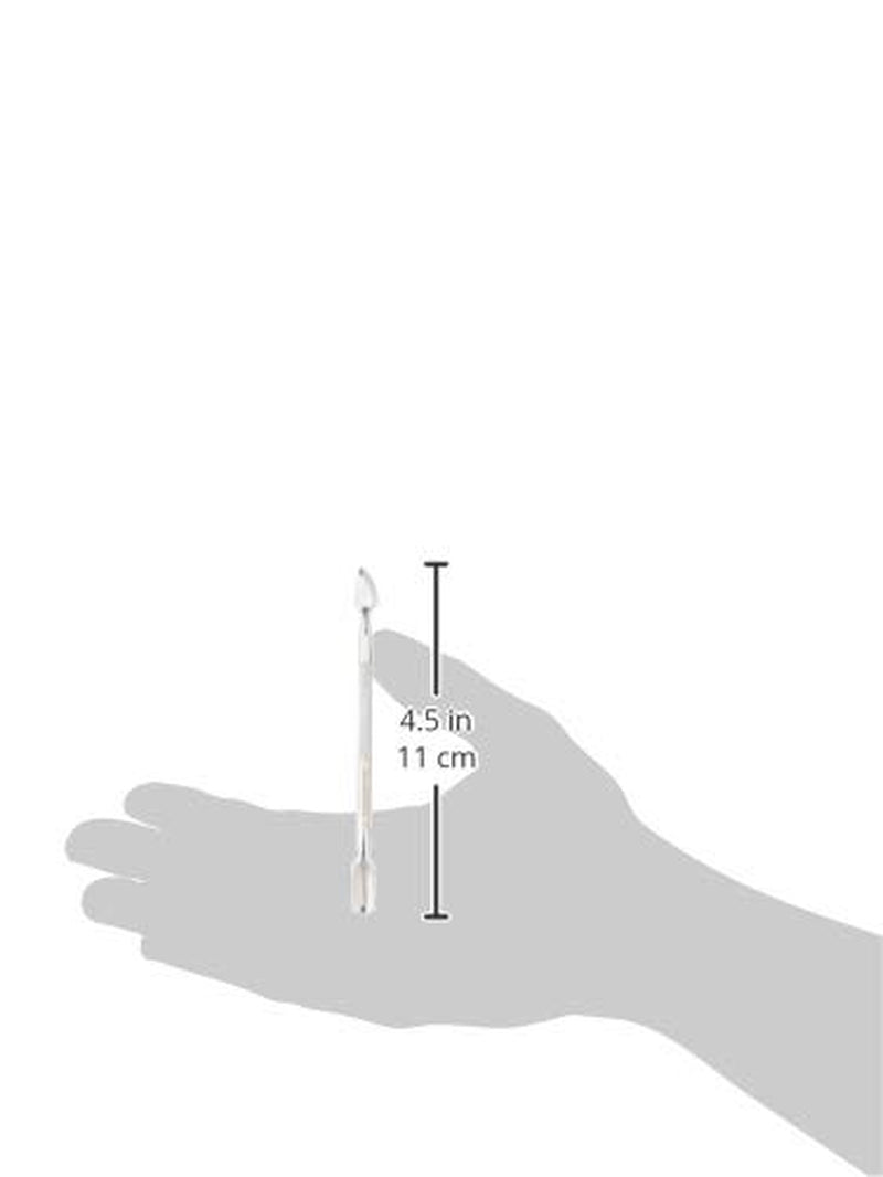 Cuticle pusher og neglerenser, professionelt manicure/pedicure værktøj, dobbelthovedet rustfrit stål, perfekt til forvoksede neglebånd, renser under/omkring negle, fjerner neglelak