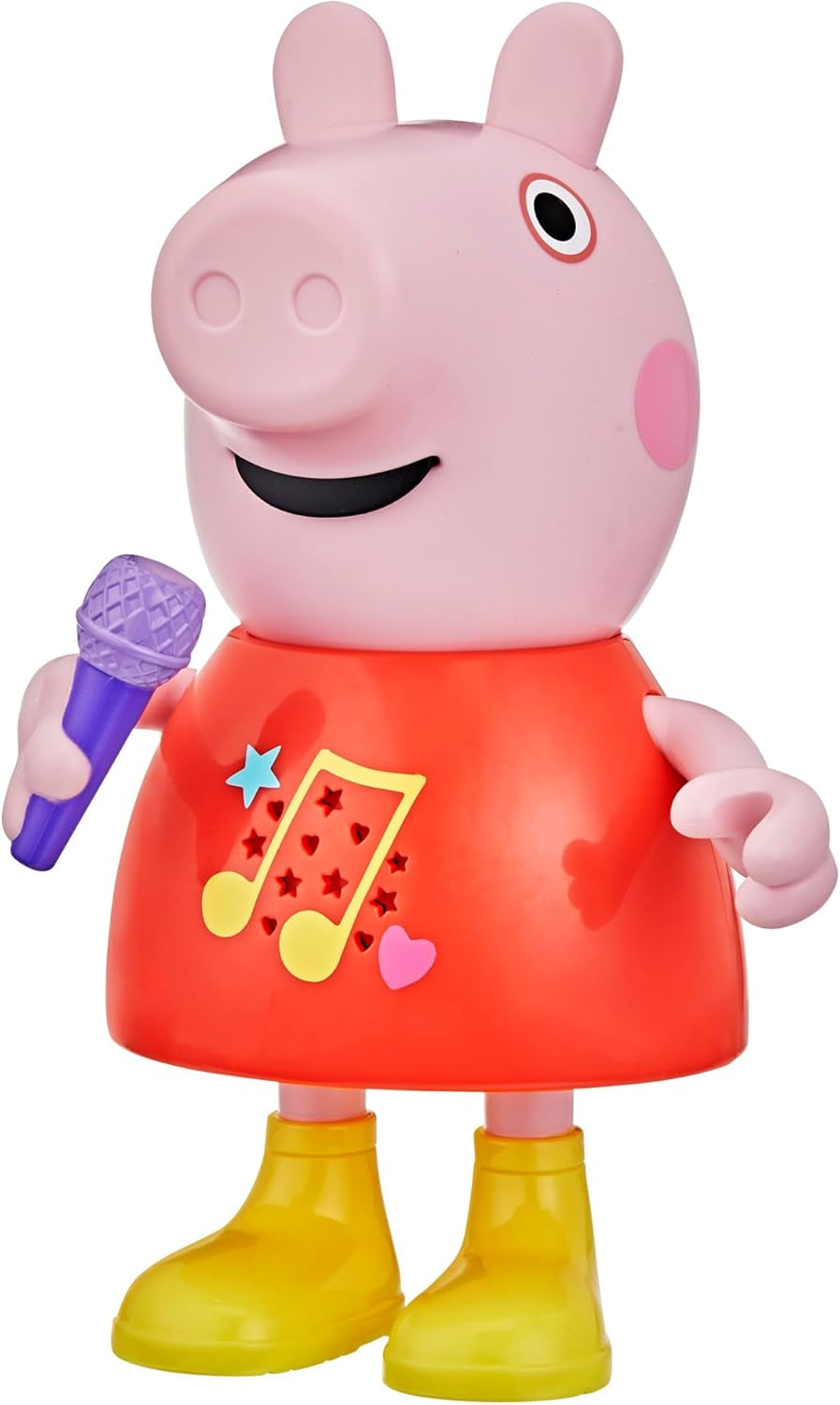 Peppa Pig Peppas mudderpyt festdukke - tysk version Pink eller Pink Dolls Naty Shop Chat og syng sjovt