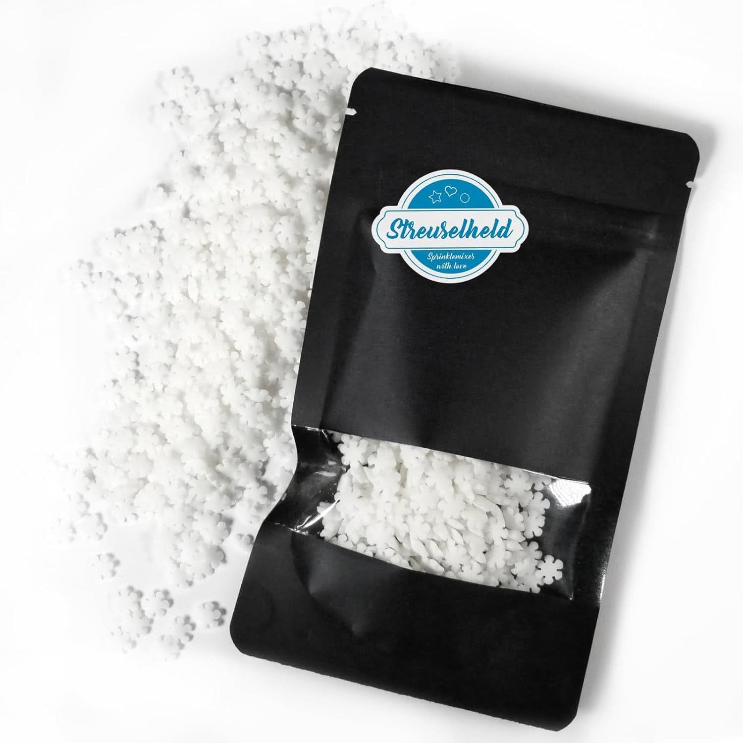 Streusel Hero, snefnugdrys, forskellige mængder Sprinkles Naty Shop