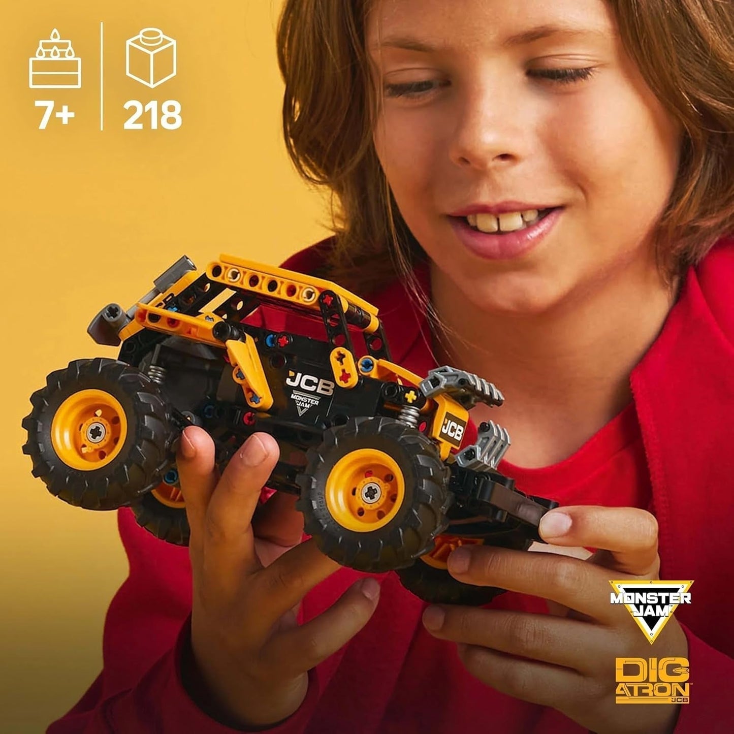 LEGO Technic Monster Jam Digatron, Monster Truck legesæt til børn, byggelegetøj til børn, drenge og piger fra 7 år, gaveideer til fans af Monster Trucks og Motorsport 42199 Byggesæt Besuche den LEGO-Store