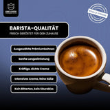 KING'S COFFEE - AMESTEC RS ESPRESSO - 1 kg stærke og aromatiske kaffebønner - kaffe med lav syreindhold - kaffe med hel bønne - ristning af små partier fra Italien - espressobønner til fuldautomatiske maskiner og portafiltermaskiner