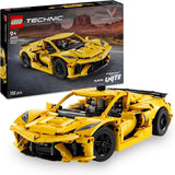LEGO Technic Chevrolet Corvette Stingray - Samlerbyggelegetøj - Legetøjssportsvogn - Bilmodel - Gave til 9-årige drenge og piger, der elsker legetøjsbiler 42205 Byggesæt Besuche den LEGO-Store Standardtitel