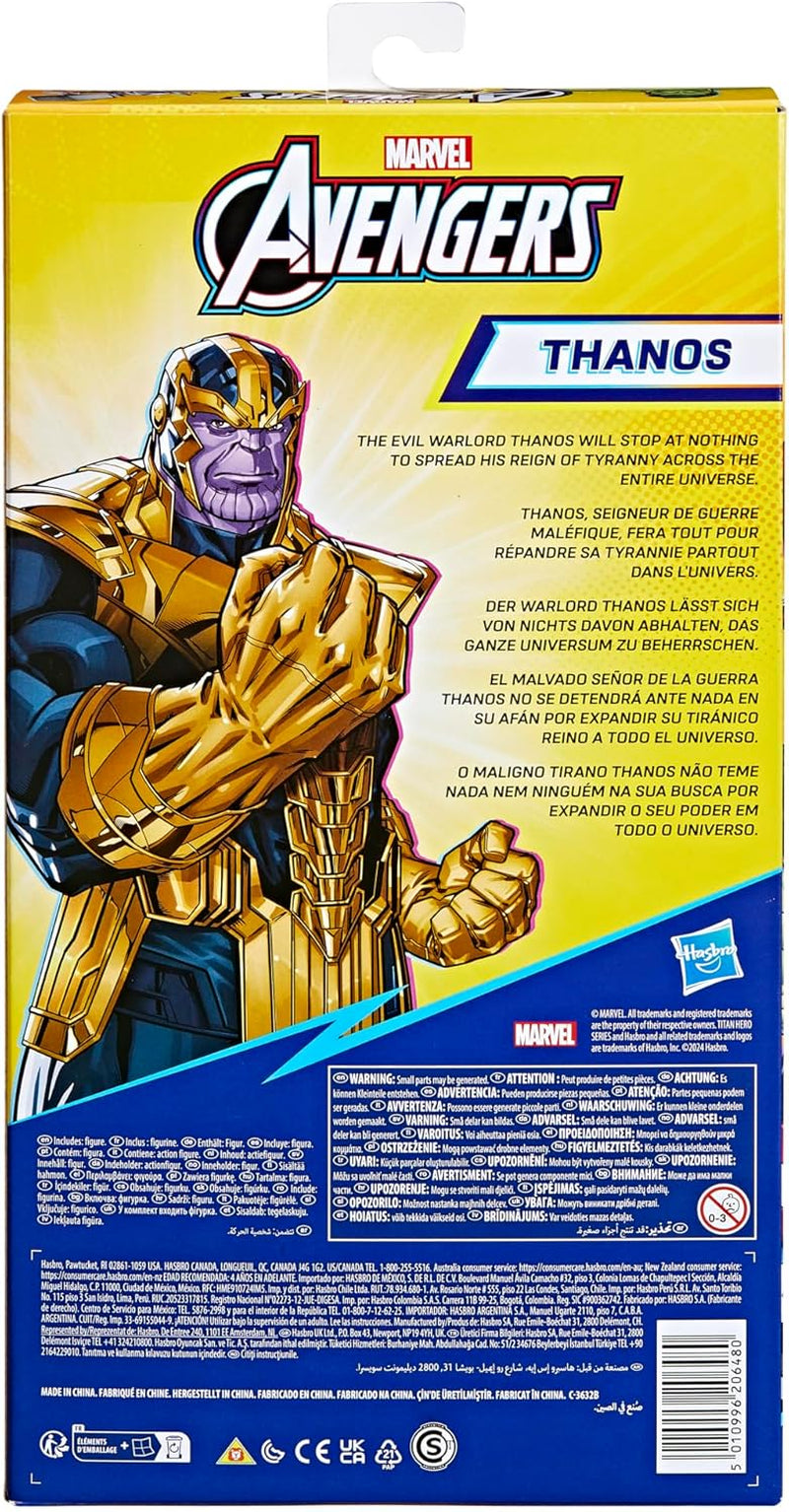 Marvel Avengers Titan Hero Series Deluxe Thanos Action Figur Brun Actionfigurer Naty Shop