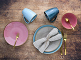 CreaTable, 22506, COSY DAY-serien, 16-delt porcelænssæt til 4, Porcelænskombinationsservice, Tåler opvaskemaskine og mikroovn, Kvalitetsfremstilling