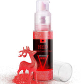 Spiselig glitterspraysæt - 20 g mad iriserende glitterstøv til drinks, champagne, kager - spiselig metallisk madfarve til cocktails, vin, spiritus, bagning, kager