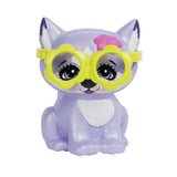 Enchantimals HHB90 - Hadley Husky dukke (ca. 15 cm) og slædehundefigur, lille dukke med aftageligt nederdel og tilbehør, fantastisk gave til børn fra 4 år og opefter