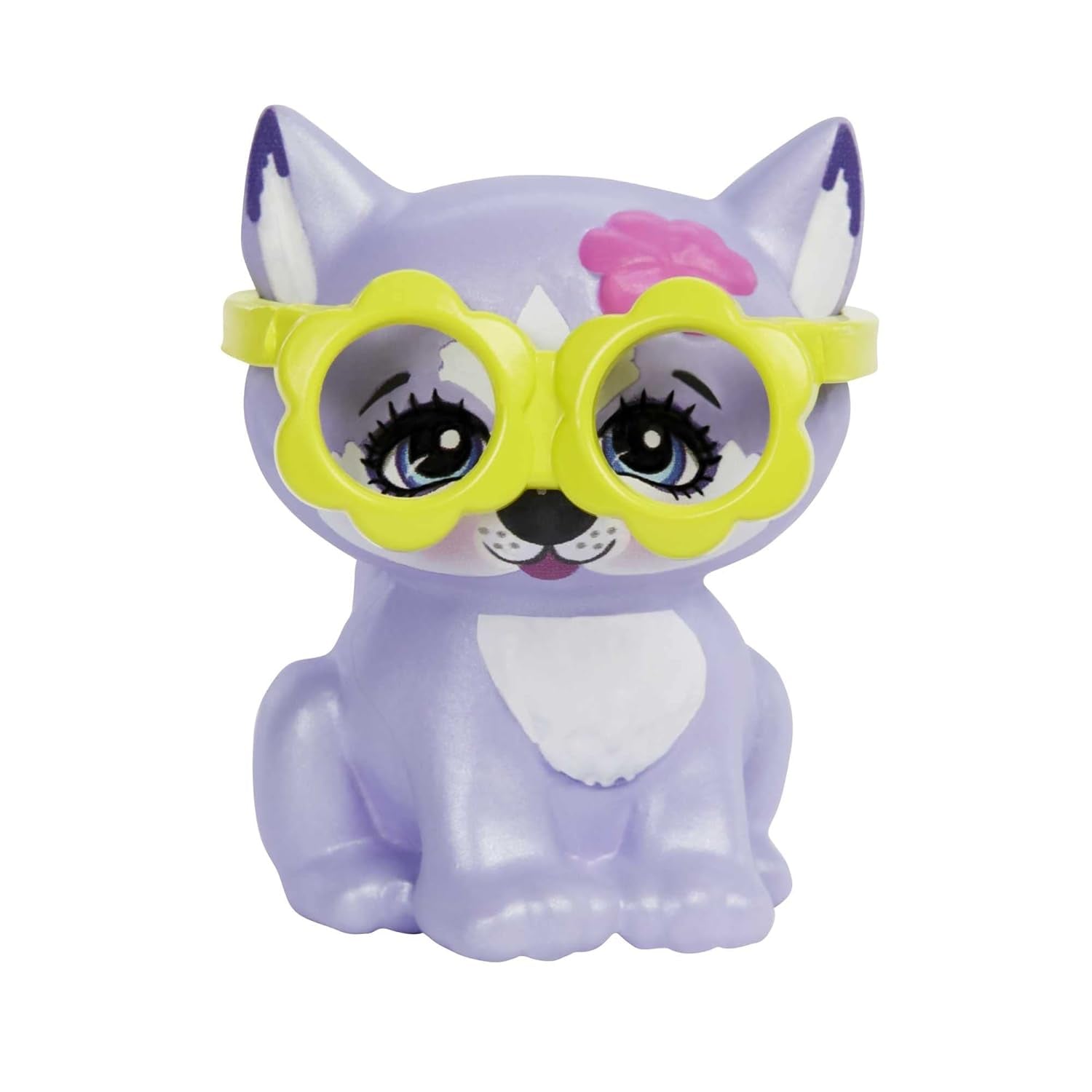 Enchantimals HHB90 - Hadley Husky dukke (ca. 15 cm) og slædehundefigur, lille dukke med aftageligt nederdel og tilbehør, fantastisk gave til børn fra 4 år og opefter