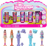 Barbie Mini Barbieland Sæt med 5 Fashionista-dukker, ca. 3,8 cm højde minidukker i læbestiftsærmer Surprise Collection Set (stile kan variere), JBD26 Naty Shop Dolls 4 Pack