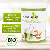 Matchamagic - Økologisk matcha latte pulver fra Japan med kokosblomstsukker til en lækker te