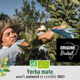 ORIGEENS BIO YERBA MATE MED MYNTE OG CITRONE 200 G - Friskhed I Uristet Bio Yerba Mate, blade, uden stængler og støv