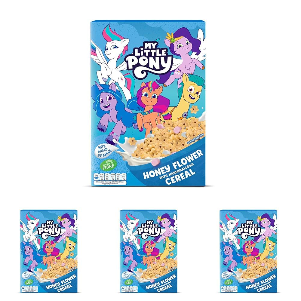 Hot Wheels Honey Loops Crunchy fuldkornsmorgenmad med tilsatte vitaminer, 1 pakke (1 x 375 g)