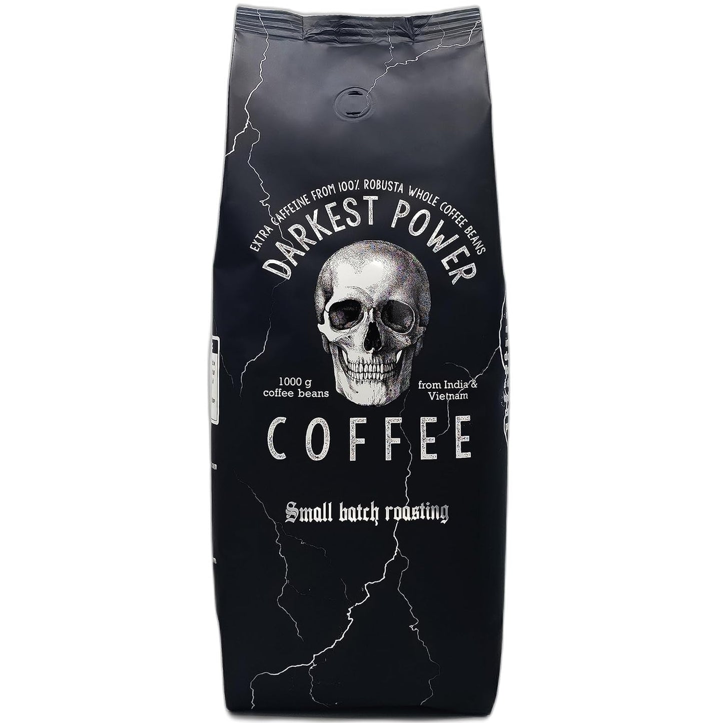 | Kaffeebohnen ekstra stærk | Espresso 100% Robusta | viel Kaffein wenig Säure | 1000g ganze Kaffee Bohnen | geigeint für Fuldautomatisk | mit Zufriedenheitsgarantie