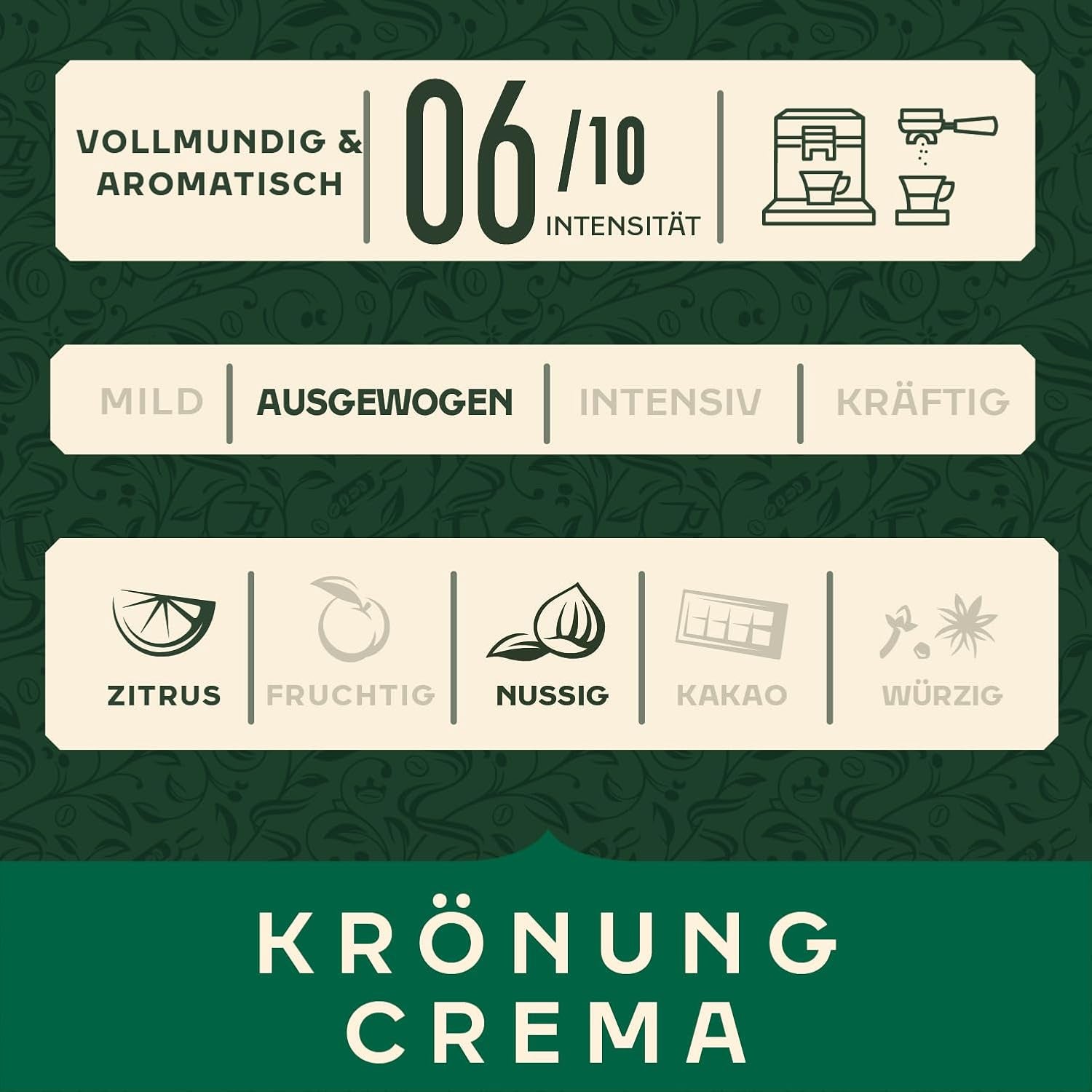 Jacobs Krönung Caffè Creme ganze Bohne, 1000 g