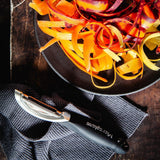 Naty Shop Microplane professionel dobbeltbladet rustfrit stål Ambidextrous skræller