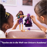 Unicorn Academy Deluxe Masked Ball Sophia - 24 cm dukke fra den populære Netflix-serie med 2 outfits, klassisk påklædning og rollespil, 4+ år Naty Shop Dolls