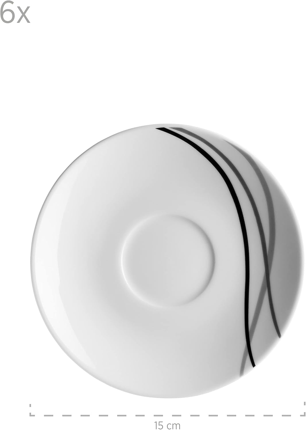 Mäser kombineret servicesæt, TAJO porcelæn, hvid, 40 x 60 x 40 cm