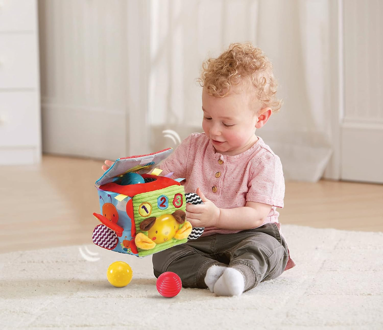 Vtech 80-528204 1-2-3 kube kæletøj til børn Jucarii Bebe Naty Shop